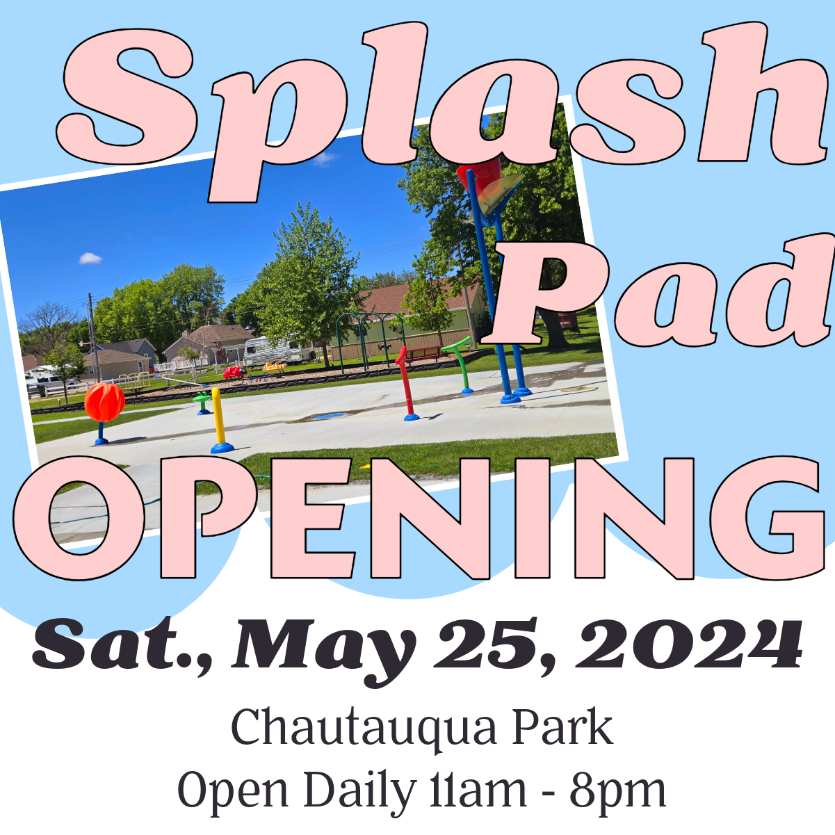 Splash Pad Opening