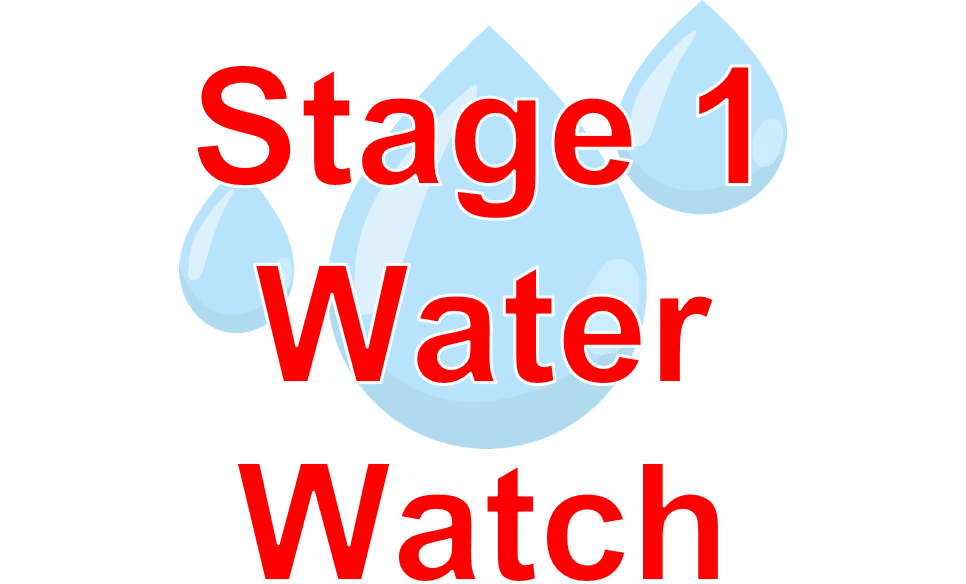 Stage 1--Water Watch